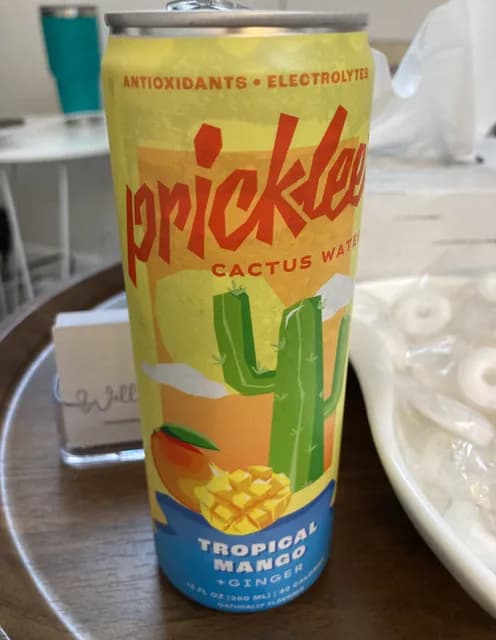 Pricklee Tropical Mango Cactus Water