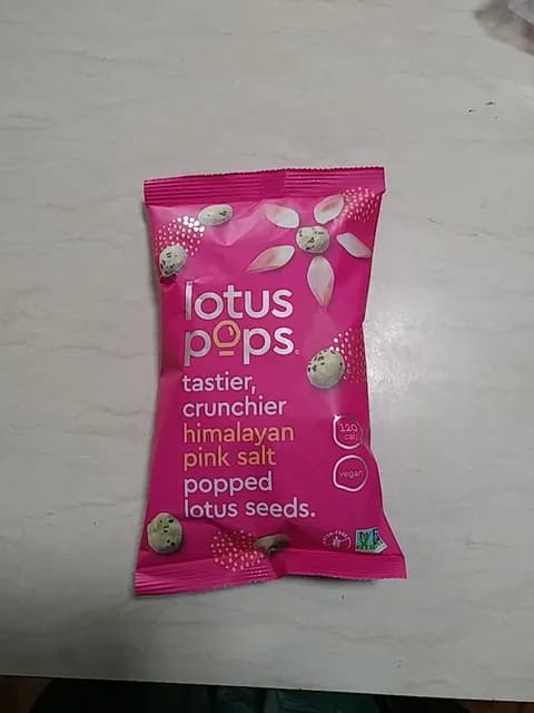 Lotus Pops Himalayan Pink Salt Popped Lotus Seeds