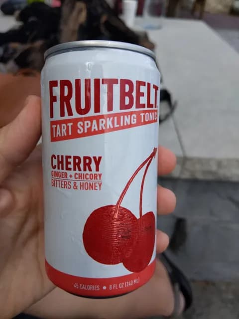 Fruitbelt Tart Sparkling Tonic Cherry Ginger + Chicory Bitters & Honey