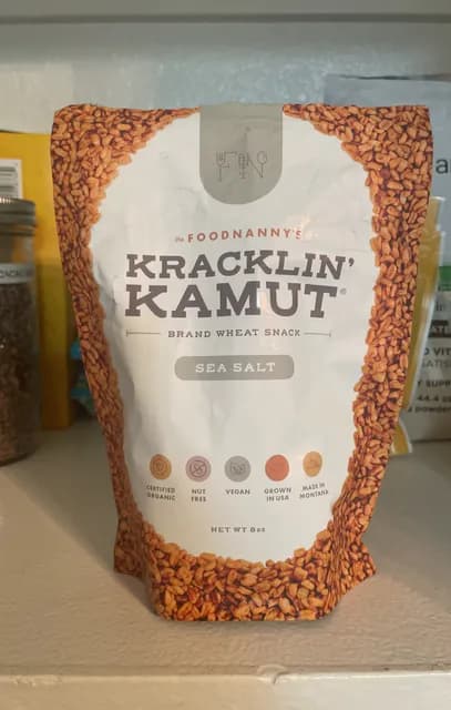 Food Nanny'S Kracklin' Kamut Brand Wheat Snack Sea Salt