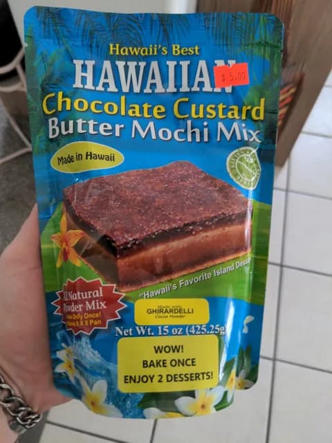 Hawaii'S Best Chocolate Custard Butter Mochi Mix