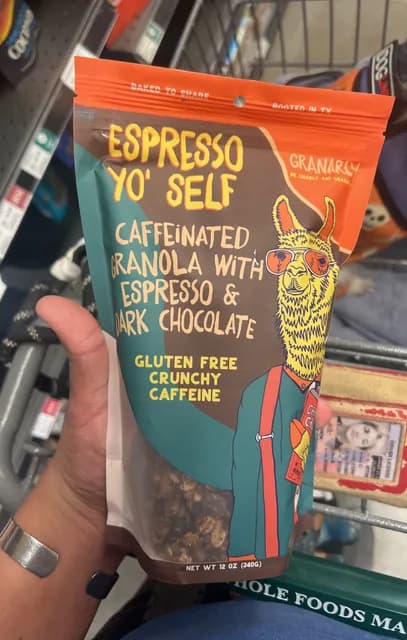 Granarly Espreso Yo' Self Caffeinated Granola With Espresso & Dark Chocolate