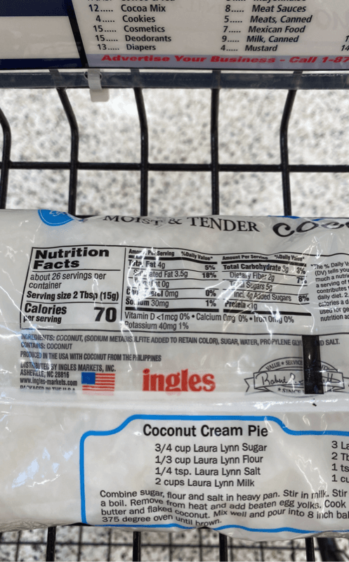 Laura Lynn Moist & Tender Sweetened Coconut