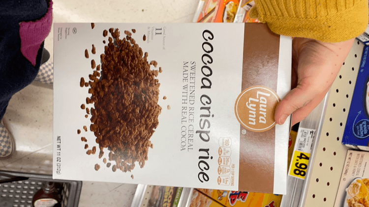 Laura Lynn Cocoa Crisp Rice Sweetened Rice Cereal Made With Real Cocoa