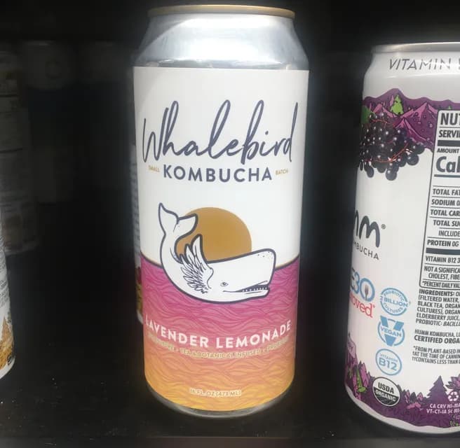 Whalebird Kombucha Lavender Lemonade