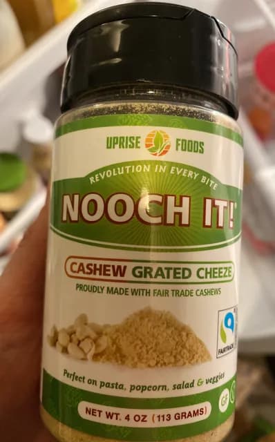 Uprise Foods Nooch It! Cashew Grated Cheeze