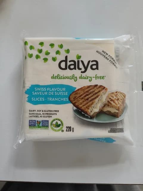 Daiya Deliciously Dairy-Free Swiss Flavour