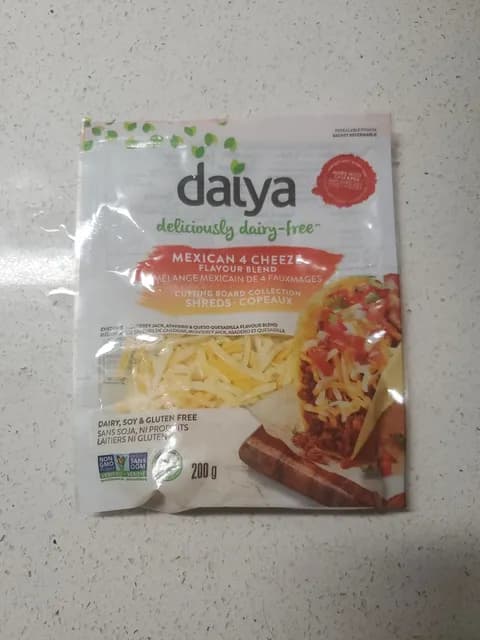 Daiya Deliciously Dairy-Free Mexican 4 Cheeze Flavoured Blend
