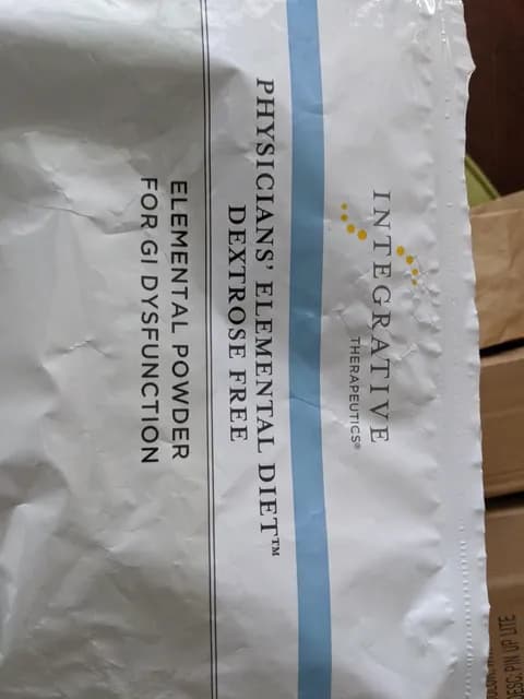 Integrative Therapeutics Physicians' Elemental Diet Dextrose Free Elemental Powder For Gi Dysfunction