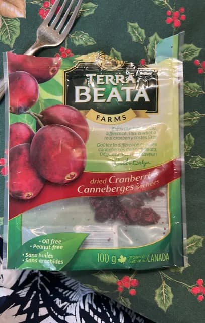 Terra Beata Farms Dried Cranberries