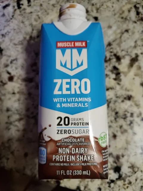 Muscle Milk Zero Chocolate Non-Dairy Protein Shake
