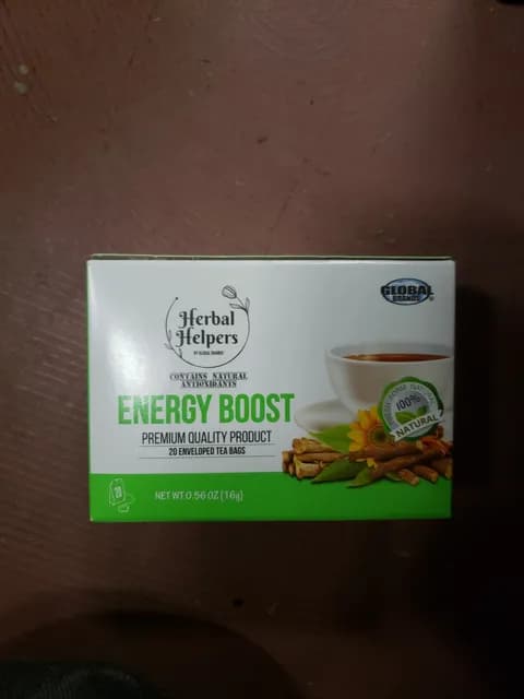 Herbal Helpers Energy Boost 20 Enveloped