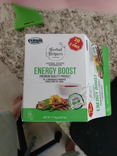 Global Brands Herbal Helpers Energy Boost