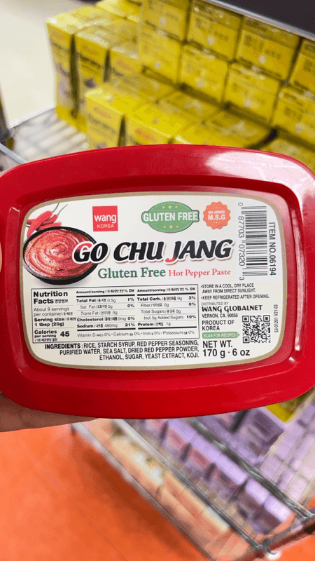 Wang Korea Go Chu Jang Hot Pepper Paste