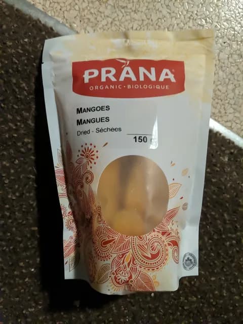 Prana Organic Dried Mangoes