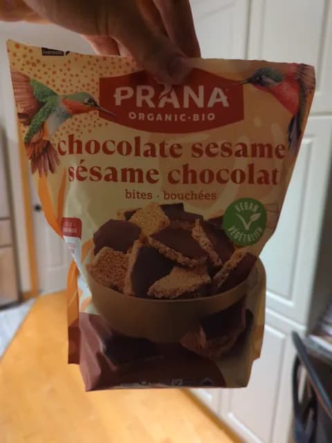 Prana Organic Chocolate Sesame Bites