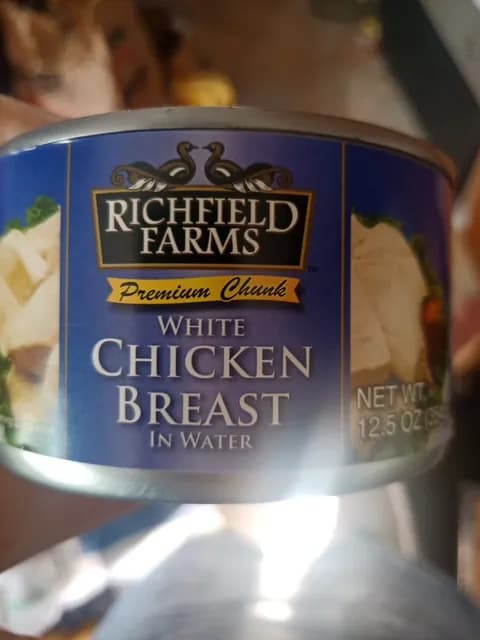 Richfield Farms Premium Chunk White Chicken Breast In Water