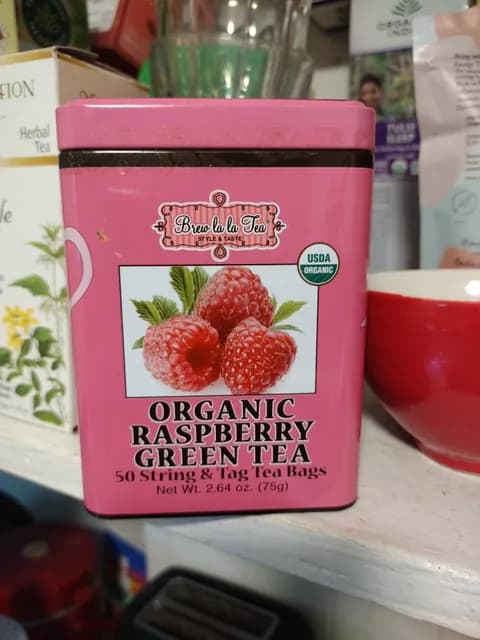 Brew La La Tea Organic Raspberry Green Tea