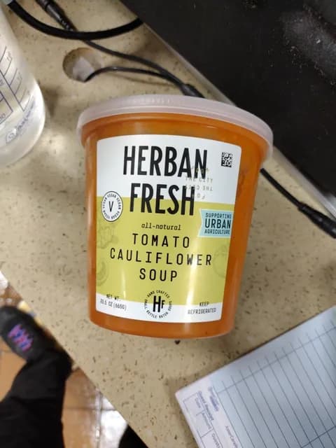 Herban Fresh Tomato Cauliflower Soup