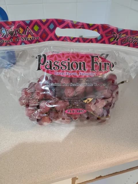 Passion Fire Premium Red Seedless Table Grapes