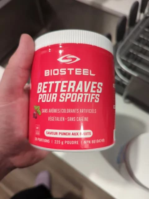 Biosteel Betteraves Pour Sportifs Saveur Punch Aux Fruits