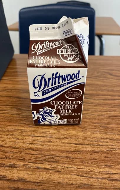 Driftwood Dairy Chocolate Fat Free Milk