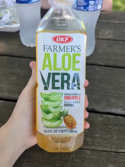 Okf Farmer'S Aloe Vera Pineapple Flavored Drink
