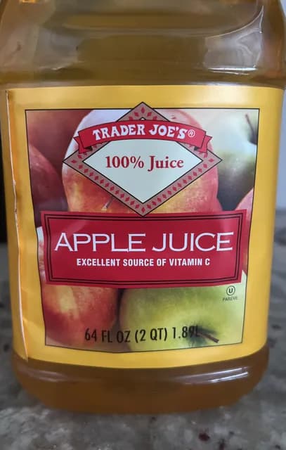 Trader Joe'S Apple Juice 100% Juice