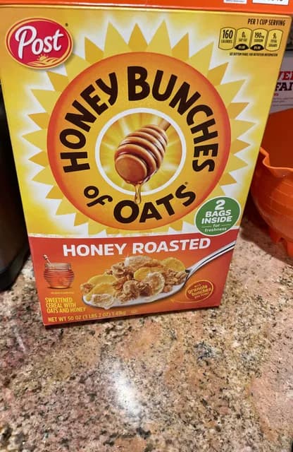 Post Honey Bunches Of Oats Sweetened Cereal With Oats And Honey