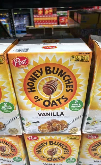 Post Honey Bunches Of Oats Vanilla Sweetened Cereal