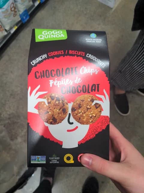 Gogo Quinoa Chocolate Chips Crunchy Cookies