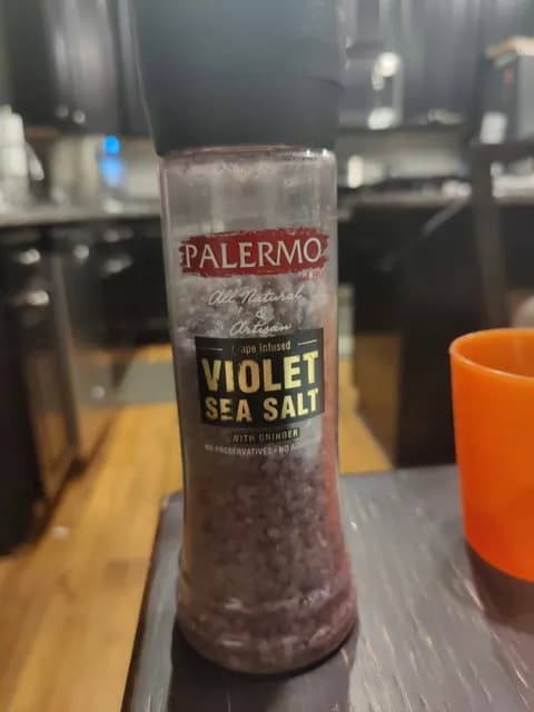 Palermo Grape Infused Violet Sea Salt With Grinder