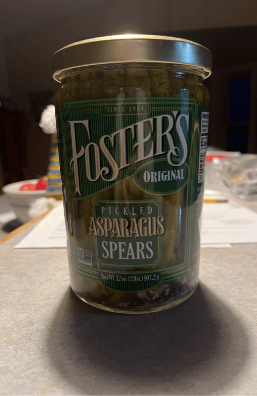 Foster'S Original Pickled Asparagus Spears