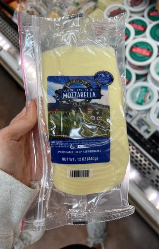 Trader Joe'S Sliced Part Skim Mozzarella Cheese