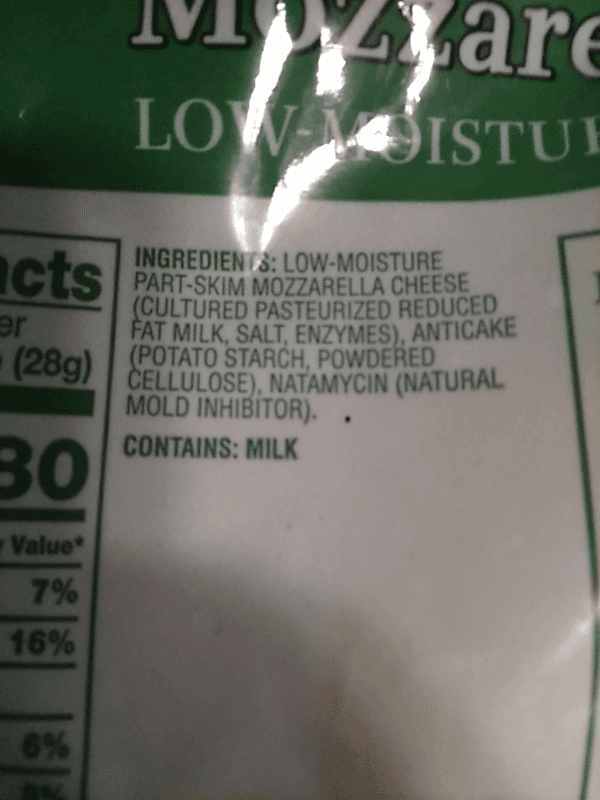Wisconsin Premium Mozzarella Low-Moisture Part-Skim Cheese