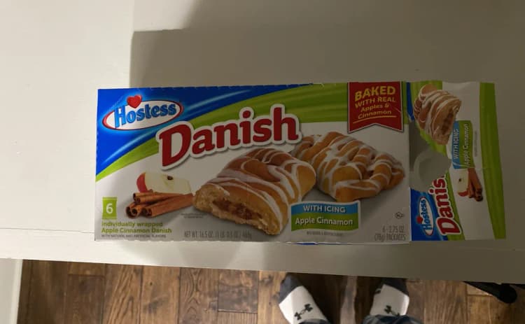 Hostess Danish With Icing Apple Cinnamon