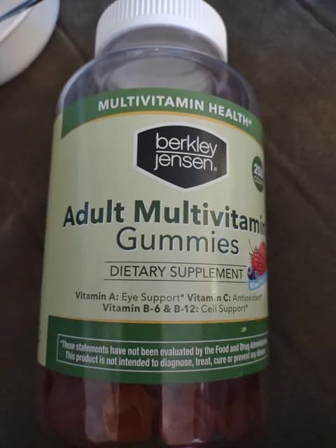 Berkley Jensen Adult Multivitamin Mixed Fruit Flavor Gummies