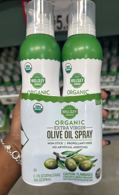 Wellsley Farms Organic Extra Virgin Olive Oil Spray