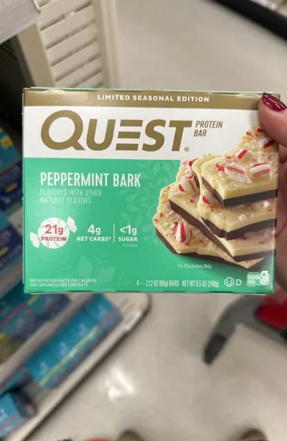 Quest Protein Bar Peppermint Bark
