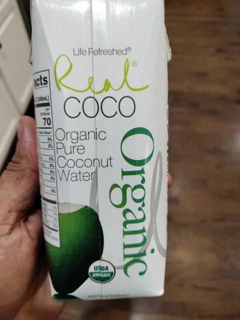 Life Refreshed Real Coco Organic Pure Coconut Water