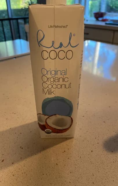 Real Coco Original Organic Coconut Milk
