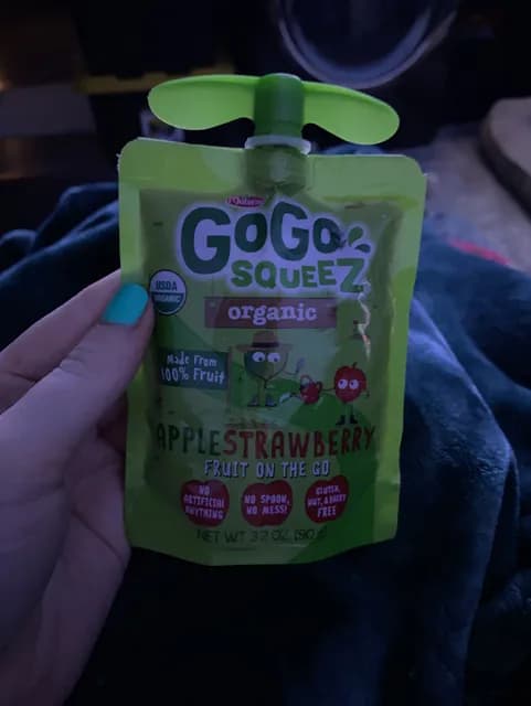 Gogo Squeez Organic Apple Strawberry Fruit On The Go