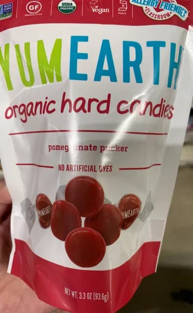 Yumearth Pomegranate Pucker Organic Hard Candies