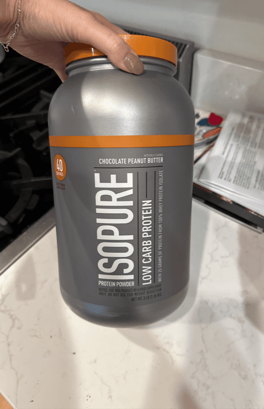 Isopure Low Carb Protein Powder Chocolate Peanut Butter