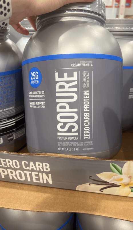 Isopure Creamy Vanilla Protein Powder