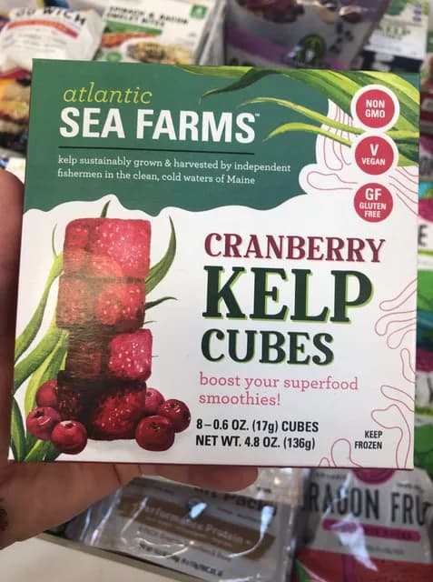 Atlantic Sea Farms Cranberry Kelp Cubes
