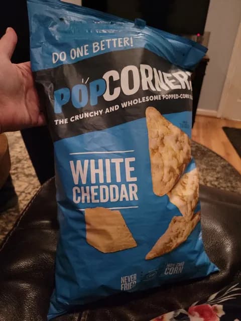 Popcorners White Cheddar Popped-Corn Snack