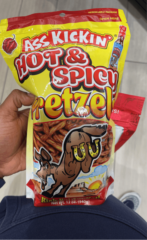 Ass Kickin' Hot & Spicy Pretzels