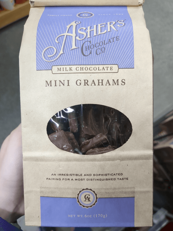 Asher'S Chocolate Co. Milk Chocolate Mini Grahams