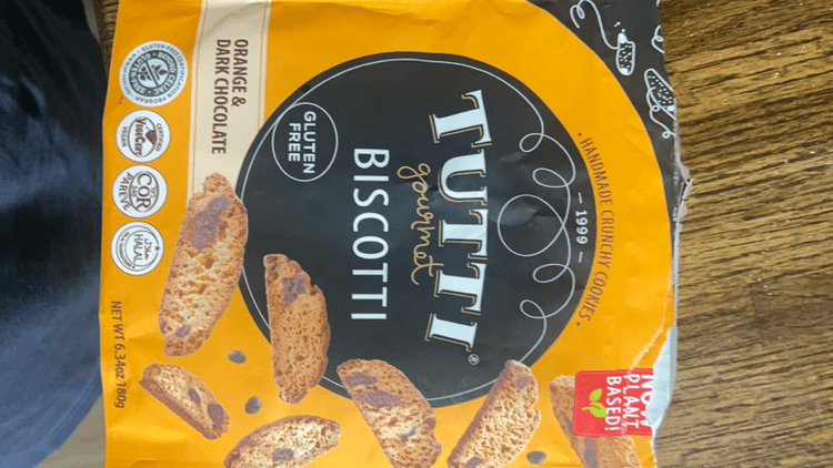 Tutti Gourmet Biscotti Orange & Dark Chocolate